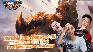 PERTAMA KALI MAIN HERO BARU.. LANGSUNG DI RANKED DONG!!