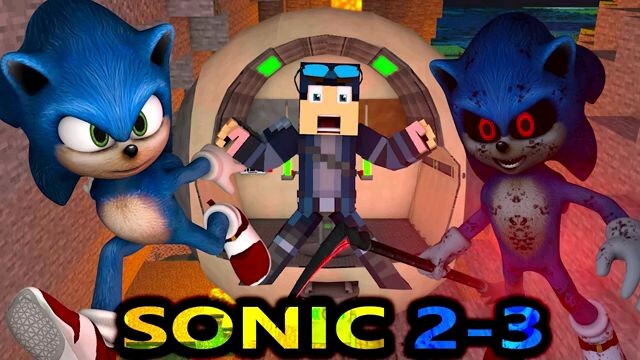 SONIC SPOOF 15 *POWER UP* (reupload) Minecraft Animation Series Season 2