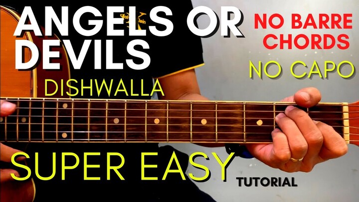 Dishwalla - ANGELS OR DEVILS CHORDS (EASY GUITAR TUTORIAL) for BEGINNERS