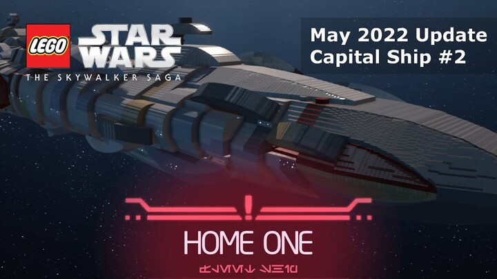 Capital Ship #2 - Home One - May 2022 Update - LEGO Star Wars: The Skywalker Saga