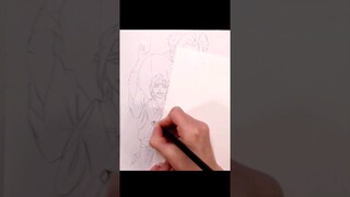 Hell's Paradise Anime Art  - Tenza #drawing #anime #manga #shorts #yamada #jigokuraku #speeddrawing