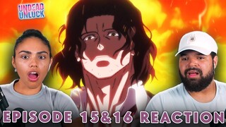 THINGS JUST GOT CRAZIER IN THIS ANIME! Undead Unluck Episode 15 and 16 Reaction