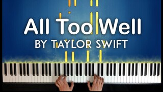 All Too Well by Taylor Swift piano cover | with lyrics / free sheet music