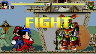 AN Mugen Request #1713: Mickey Mouse & Super Mario VS Lord Brevon & Annoying Orange