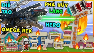 [MINI WORLD] SONGFISH CHẾ TẠO ROBOT OMEGA REX ZOIDS PHÁ HỦY LÀNG HERO TEAM