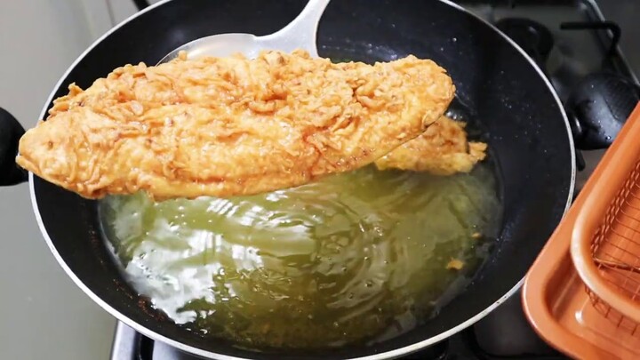Cara menggoreng ikan filet yang benar, krispy diluar lembut di dalam (How to make Dutch Lekkerbekje)