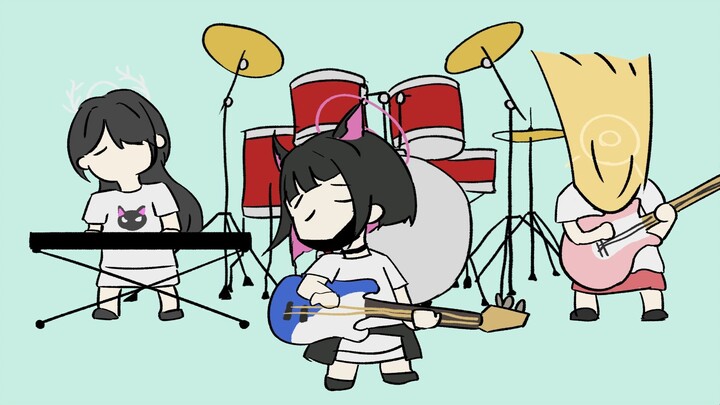 Bốn người đồng ý thành lập ban nhạc trọn đời [Azure Files Animation]
