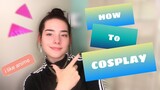 How to cosplay FOR BEGINNERS (wigs, contacts, makeup) | Liztastic