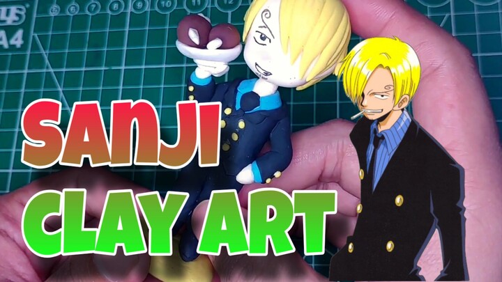 Sanji clay art.