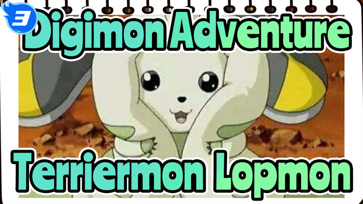 [Digimon Adventure] Terriermon&Lopmon's Cute Daily Life Cut_A3