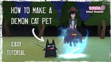 How To Make A Demon Cat Pet • Tutorial | Sakura School Simulator