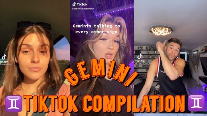 Gemini Zodiac Sign TikTok Compilation♊️