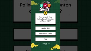 Waktunya Quiz Guys, Film Apa Yang Paling Banyak Ditonton Di Awal 2024? #film #filmterbaru