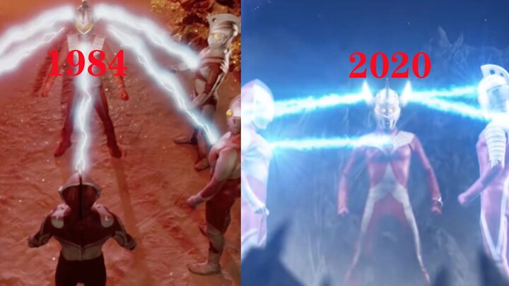 Comparison of Super Taro's two appearances