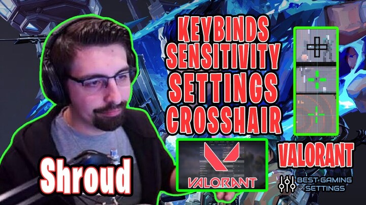 Shroud Valorant Settings Sensitivity Keybinds Crosshair and Setup 2021