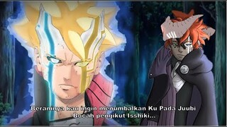 Momoshiki Marah Code ingin menumbalkan Momoshiki, Borushiki Otsutsuki VS Code Otsutsuki Boruto Ch 65