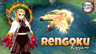 Skin Terbaru!! Rengoku Kyojuro [Demon Slayer X MLBB]