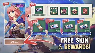 NEW! FREE? GUARATEED CLAIM NEW KAGURA SKIN AND OTHER SKIN + REWARDS! FREE SKIN!| MOBILE LEGENDS 2023