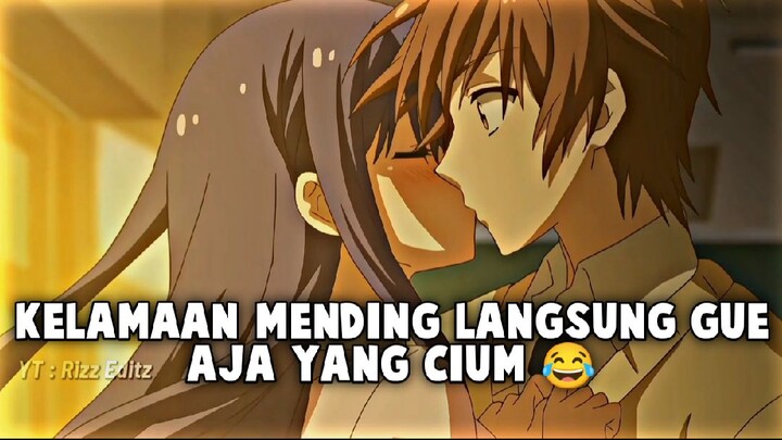 Ketika Ceweknya udah gak tahan ingin coba kiss 😂