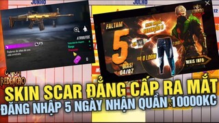 Free Fire | Skin Scar Đẳng Cấp Chuẩn Bị Ra Mắt, Đăng Nhập Đủ 5 Ngày Nhận Quần 10000 Kim Cương