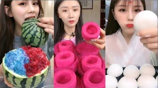 [ASMR] THÁNH ĂN ĐÁ| Ăn Đá lạnh, chocola đông lạnh đa màu sắc| Ice Eating MUKBANG SATİSFYİNG#24