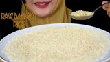 ASMR RAW RICE EATING || RAW BASMATI RICE WITH CENTONG || MAKAN BERAS MENTAH|| Asmr Mukbang indonesia