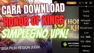 CARA SIMPLE BUAT DOWNLOAD HONOR OF KINGS