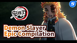 The Battle Of Mugen Train, The Never-Ending Dream - Flame Hashira VS Akaza Demon Slayer_5