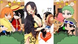 👒 Mugiwara's react to Luffy - Boa Hancock, future | Gacha Club | One piece react Compilation 👒