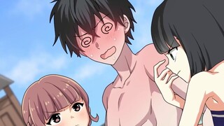 [Roasted meat Yan Mo-chan] What happens when you meet someone you know in a mixed bath...