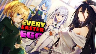 Every Easter Egg in Isekai Quartet Part 2! More OVERLORD, KONOSUBA, RE:Zero & YOUJO SENKI References