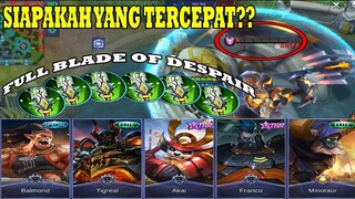 HERO TANK TERCEPAT SOLO KILL LORD! SIAPAKAH YANG TERCEPAT?? - MOBILE LEGENDS INDONESIA