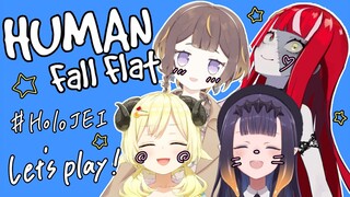 【Human: Fall Flat】国際ふにゃふにゃコラボ！！！ #HoloJEI【角巻わため/ホロライブ４期生】