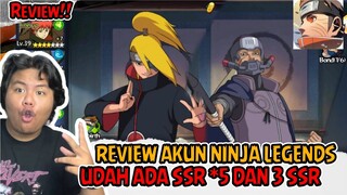 REVIEW AKUN NINJA LEGENDS NEW CHAPTER VIP 1 YANG ADA SSR*5 DAN 3 SSR LAGI CUY bikin iri nih!