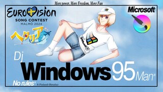 [KRITA SPEEDPAINT] No Rules - Finland 🇫🇮 ft Windows 95 Man (Hetalia x Eurovision)