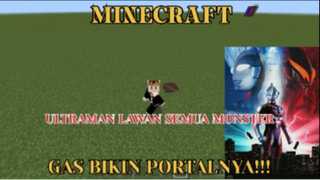 MINECRAFT - ULTRAMAN VS MONSTER!!! AUTO RATA SEMUA MONSTERNYA!!!