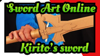 Sword Art Online|Teach you how to make Kirito's sword with cardboard