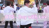Penampilan jalanan kedua koreografi Beijing, BTS- Boy with Luv.