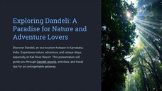 Exploring Dandeli: A Paradise for Nature and Adventure Lovers