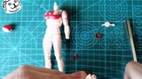 Self-modified Ultraman shf, Ultraman Father rubber coating process, coloring process in the next vid