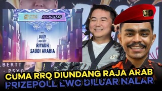 CUMA RRQ DIUNDANG PELUNCURAN EWC ARAB SAUDI, PRIZEPOLL NYA DILUAR NALAR MENGALAHKAN M SERIES