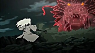 Madara Vs Night Guy😱 sisa setengah badan Madara🤣