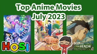 Top Anime Movies Releasing in July 2023
