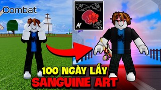 100 Ngày CÙNG YOUTUBER Đánh BOSS LEVIATHAN Để Lấy SANGUINE ART Trong UPDATE 20 BLOX FRUITS