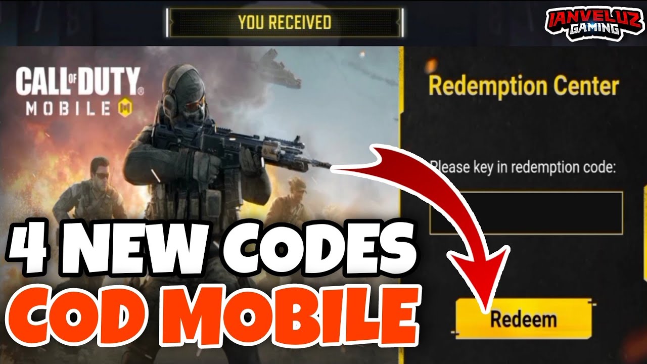 4 NEW COD Mobile Redeem CODES