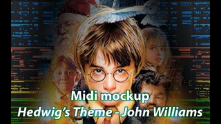 (old version) Harry Potter : Hedwig's Theme - John Williams (Midi mockup)