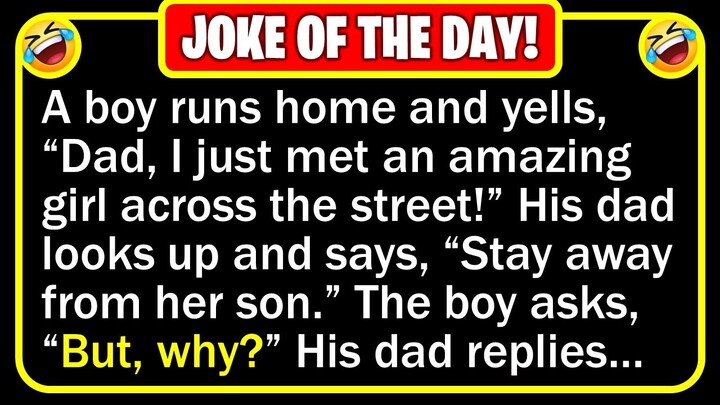 🤣 BEST JOKE OF THE DAY! - A boy notices a beautiful girl across the street... | Funny Clean Jokes