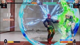 KOF15　最強アッシュ　1.5ゲージで7割…コスパが良すぎるコンボ　アンヘルの24Hitコンボも上手すぎる