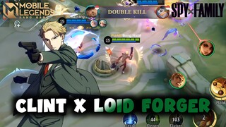 [CLINT X LOID FORGER] AUTO JADI MATA MATA 👀 | MOBILE LEGENDS