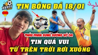 Trước Buổi Tập 18/1, ĐTVN Đón Tin Vui Từ Trên Trời Rơi Xuống...Thầy Park Sung Sướng Vỡ Òa